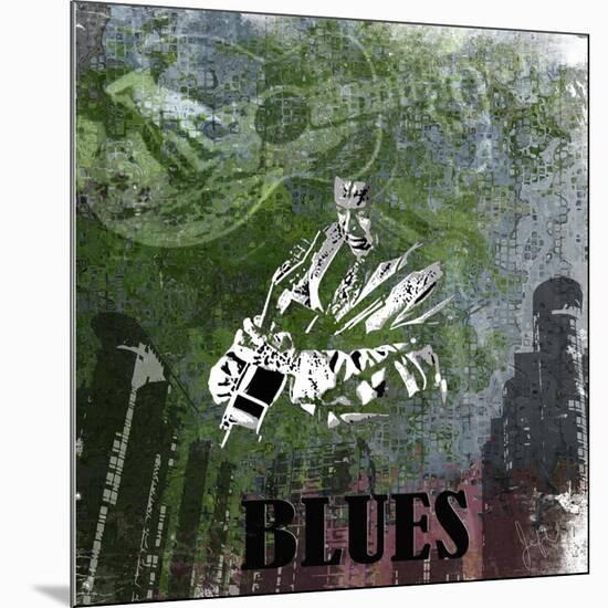 Blues-Jean-François Dupuis-Mounted Premium Giclee Print