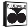 Bluesville Records Logo-null-Framed Stretched Canvas