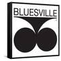 Bluesville Records Logo-null-Framed Stretched Canvas