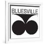 Bluesville Records Logo-null-Framed Art Print