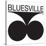 Bluesville Records Logo-null-Stretched Canvas