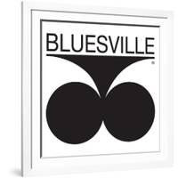 Bluesville Records Logo-null-Framed Art Print