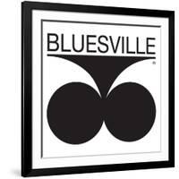 Bluesville Records Logo-null-Framed Art Print