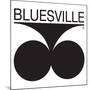 Bluesville Records Logo-null-Mounted Art Print