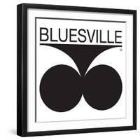 Bluesville Records Logo-null-Framed Art Print