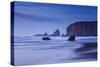 Bluesy Beach, Fort Bragg Mendocino California-Vincent James-Stretched Canvas