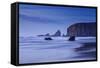 Bluesy Beach, Fort Bragg Mendocino California-Vincent James-Framed Stretched Canvas