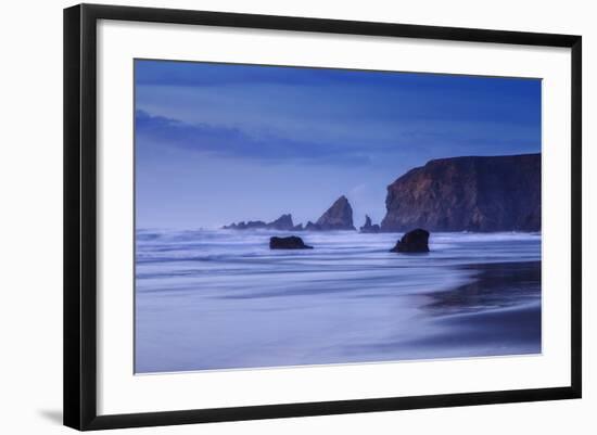 Bluesy Beach, Fort Bragg Mendocino California-Vincent James-Framed Photographic Print