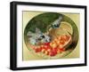 Bluetits Pecking at Cherries, 1897-Eloise Harriet Stannard-Framed Giclee Print