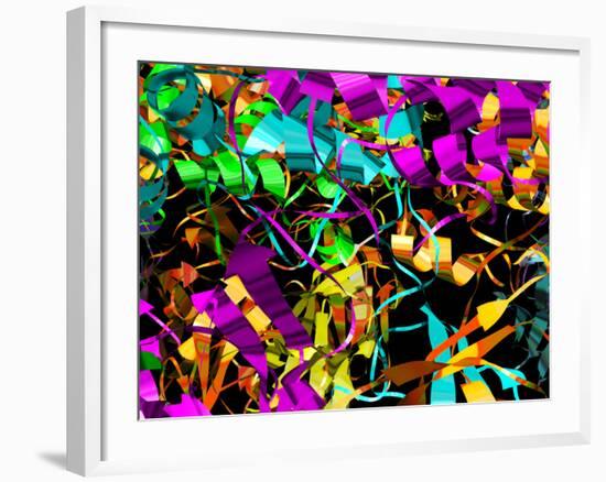 Bluetongue Virus Core Protein-Laguna Design-Framed Photographic Print