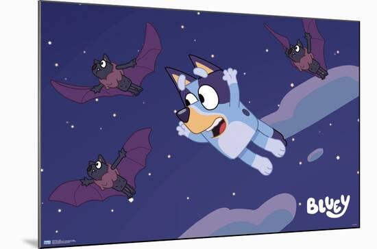 Bluey - Bats-Trends International-Mounted Poster