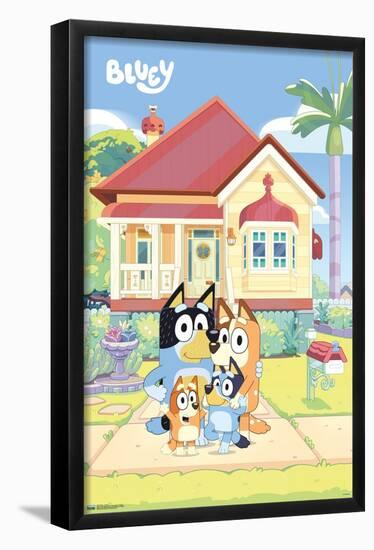 Bluey - Family-Trends International-Framed Poster