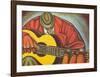 Bluez Man II-Cbabi Bayoc-Framed Art Print