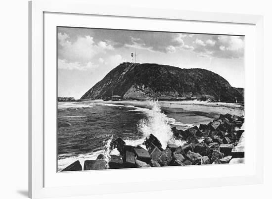 Bluff and Lighthouse, Durban, South Africa-null-Framed Premium Giclee Print