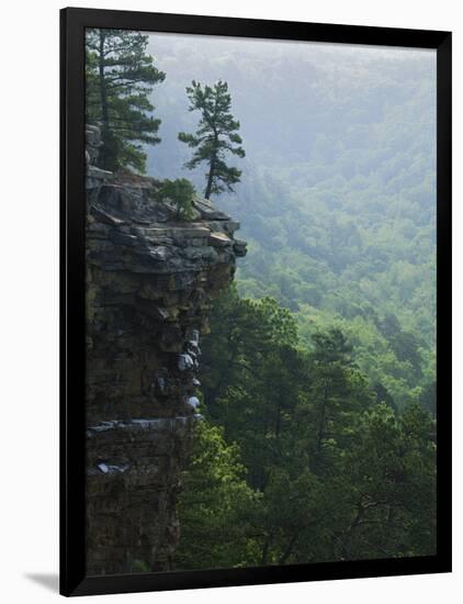 Bluff at Cedar Creek, Petit Jean State Park, Arkansas, USA-Charles Gurche-Framed Photographic Print