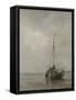Bluff-Bowed Fishing Boat on the Beach at Scheveningen-Jacob Maris-Framed Stretched Canvas