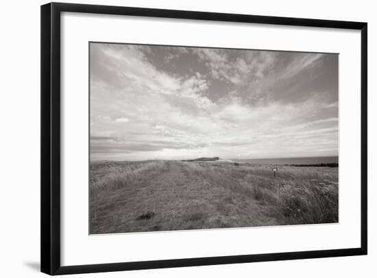 Bluff Path BW-Dana Styber-Framed Photographic Print