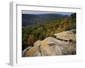 Bluff, Petit Jean State Park, Arkansas, USA-Charles Gurche-Framed Premium Photographic Print