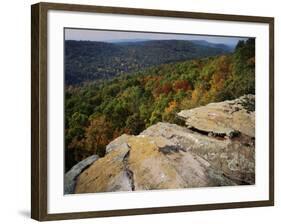 Bluff, Petit Jean State Park, Arkansas, USA-Charles Gurche-Framed Photographic Print