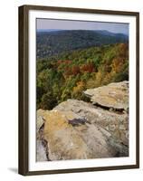 Bluff, Petit Jean State Park, Arkansas, USA-Charles Gurche-Framed Premium Photographic Print