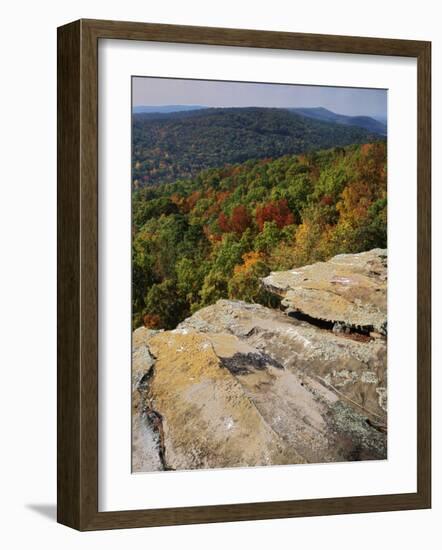 Bluff, Petit Jean State Park, Arkansas, USA-Charles Gurche-Framed Photographic Print