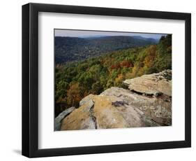 Bluff, Petit Jean State Park, Arkansas, USA-Charles Gurche-Framed Photographic Print