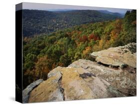 Bluff, Petit Jean State Park, Arkansas, USA-Charles Gurche-Stretched Canvas