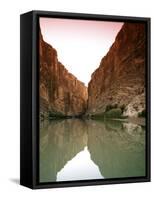 Bluffs Above Rio Grande in Big Bend National Park, Texas-null-Framed Stretched Canvas