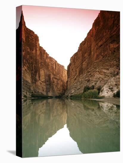 Bluffs Above Rio Grande in Big Bend National Park, Texas-null-Stretched Canvas