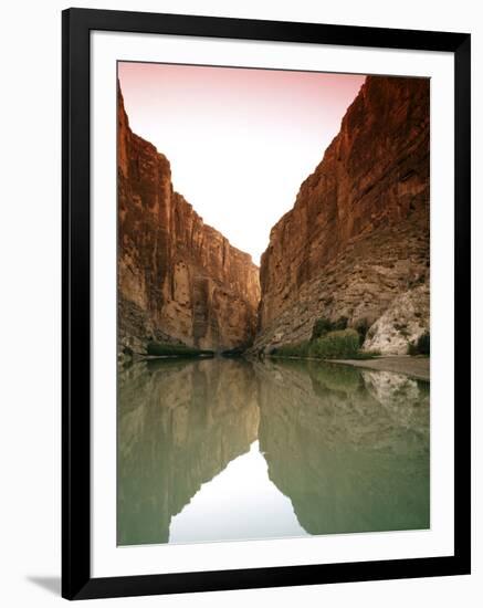 Bluffs Above Rio Grande in Big Bend National Park, Texas-null-Framed Premium Photographic Print