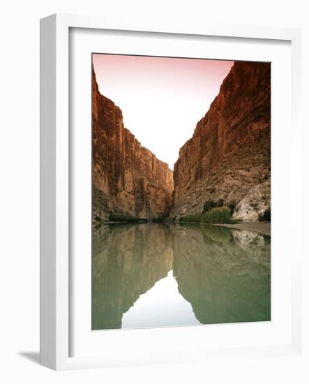 Bluffs Above Rio Grande in Big Bend National Park, Texas-null-Framed Photographic Print