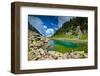 Bluish Green Mountain Lake-Stefan Sassenrath-Framed Photographic Print