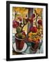 Blumen am Fenster-Auguste Macke-Framed Art Print