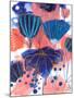 Blumen Blues-Corina Capri-Mounted Art Print