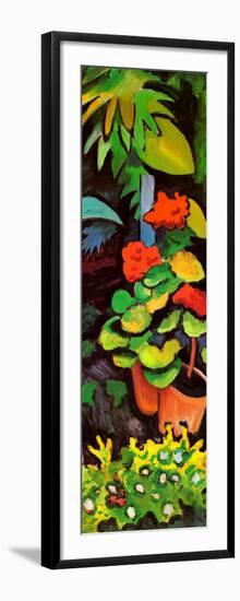 Blumen im Garten (detail)-Auguste Macke-Framed Art Print