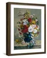 Blumenbouquet-Eugene Henri Cauchois-Framed Giclee Print