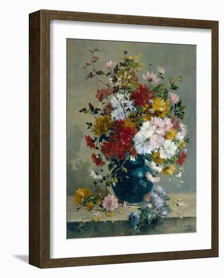 Blumenbouquet-Eugene Henri Cauchois-Framed Giclee Print