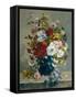 Blumenbouquet-Eugene Henri Cauchois-Framed Stretched Canvas