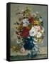 Blumenbouquet-Eugene Henri Cauchois-Framed Stretched Canvas