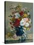 Blumenbouquet-Eugene Henri Cauchois-Stretched Canvas