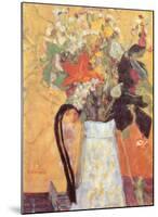 Blumenstrauss in Weissem Krug-Pierre Bonnard-Mounted Art Print