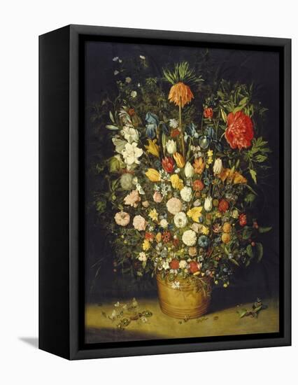 Blumenstrauss. Nach 1607-Jan Brueghel the Elder-Framed Stretched Canvas