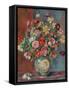 Blumenvase (Vase de fleurs). 1881-Pierre-Auguste Renoir-Framed Stretched Canvas