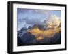 Blumlisalphorn (3664M) in Evening Light, Bernese Oberland, Swiss Alps, Switzerland, Europe-Andrew Sanders-Framed Photographic Print