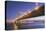 Blur Hour Cityscape, San Francisco Bay Bridge-Vincent James-Stretched Canvas