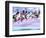 Blured Action at the Start of a Mens 100 Meter Track and Field Race-Paul Sutton-Framed Photographic Print