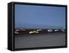 Blured Action of Auto Race, Charlotte, North Carolina, USA-Paul Sutton-Framed Stretched Canvas