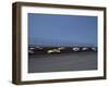 Blured Action of Auto Race, Charlotte, North Carolina, USA-Paul Sutton-Framed Premium Photographic Print