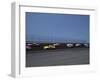 Blured Action of Auto Race, Charlotte, North Carolina, USA-Paul Sutton-Framed Premium Photographic Print