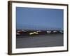 Blured Action of Auto Race, Charlotte, North Carolina, USA-Paul Sutton-Framed Photographic Print